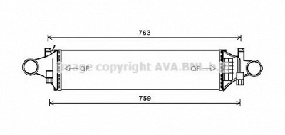 AVA QUALITY COOLING ms4659 -  Интеркулер